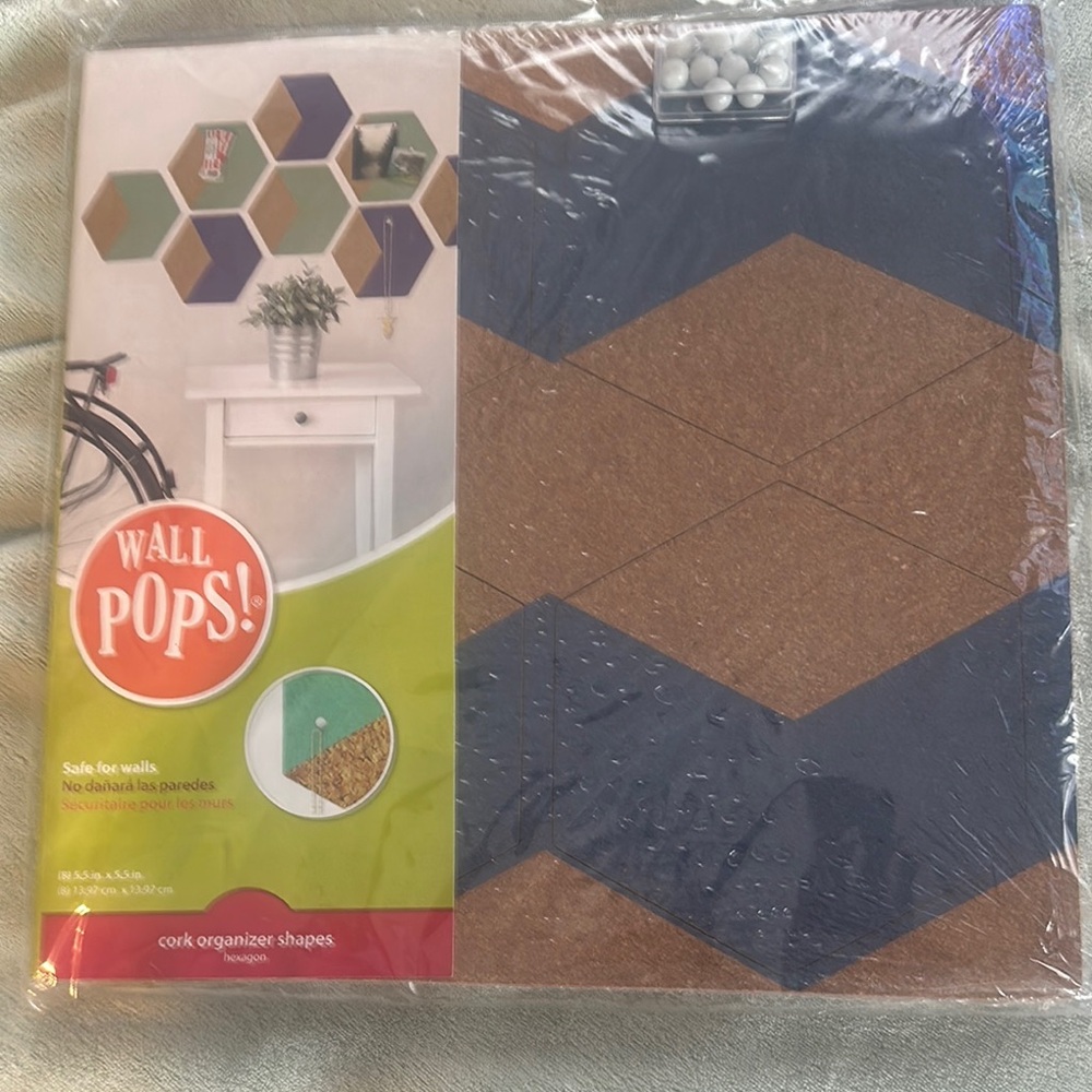 Wall Pops Cork Organizer Shapes